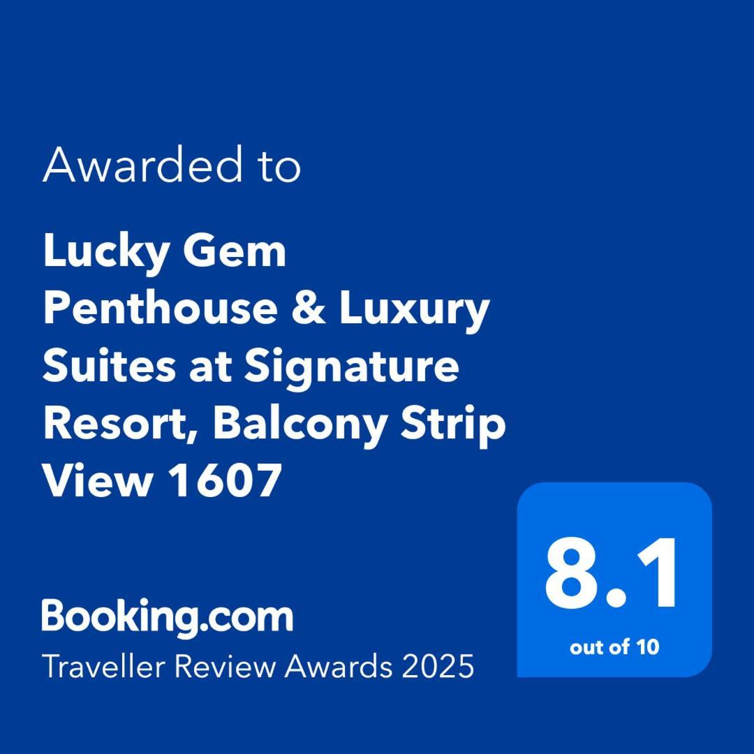 Lucky Gem Penthouse & Luxury Suites At Signature Resort, Balcony Strip View 1607 Las Vegas Kültér fotó